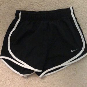 black nike shorts